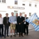 V.l.: Kreisrat Sebastian Leiß, Markus Erhorn, Ewald Zechner, die drei Stadträte Robert Gasteiger, Edgar Forster und Horst Ullman