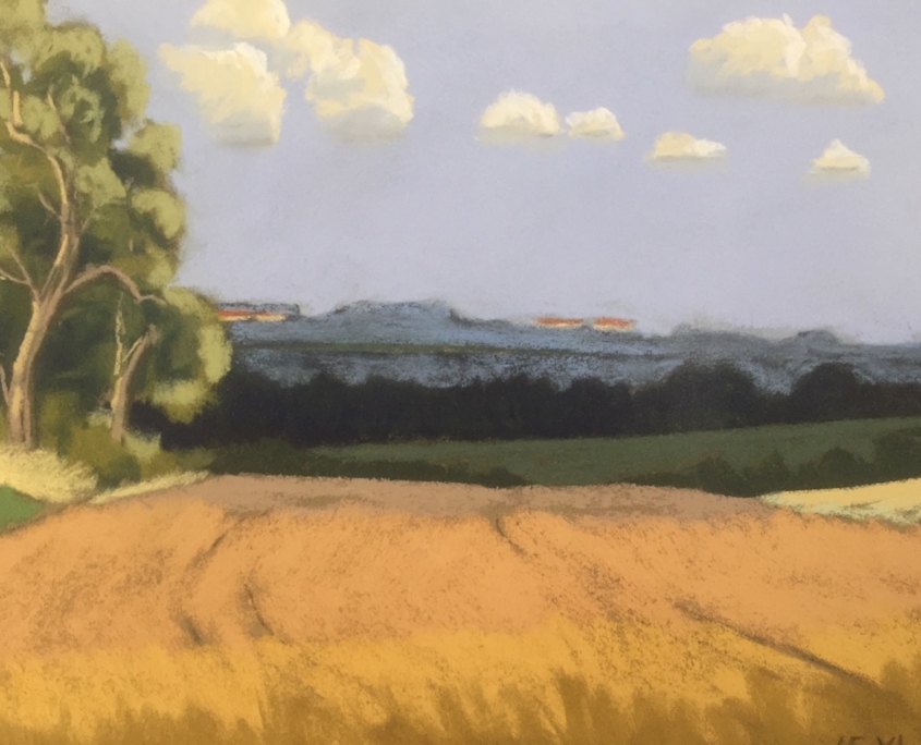 Landschaftsbild des Künstlers Leopold Schmidt