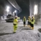 Besucher an der Baustelle des Brennerbasistunnel in Tirol