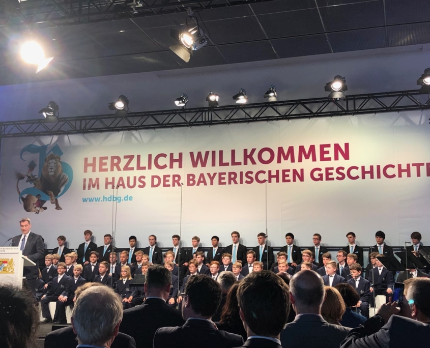 Ministerpräsident Dr. Markus Söder beim Festakt Museumseröffnung Regensburg